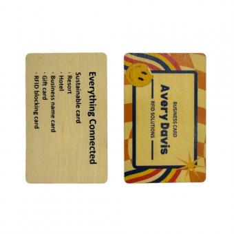 RFID Bamboo Card